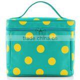 Dotted Option Color Microfiber Make Up Bag With Mirror thumbnail-3