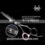 GU-575G JC158 High Quality Damascus Layer Steel Hair Cutting Scissors With Beautiful Finger thumbnail-4
