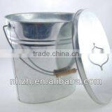 Outdoor Oval Galvanized Iron Barrels With Lid thumbnail-3