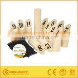 Wooden Number Kubb Game Set thumbnail-1