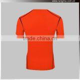 Seamless Sports Short Sleeve Compression Shirts,Mens Rush Guard For Triathlon/Performance Training /Running thumbnail-3