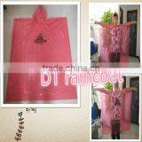 Long Waterproof Disposable Plastic Raincoat Rain Poncho With Sleeve and Hood thumbnail-1