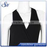 2017 Women's Outfits Crop Irregular Leakage Back Dress thumbnail-2