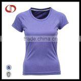 Ladys Custom Compression Logo Printed T-shirt thumbnail-1