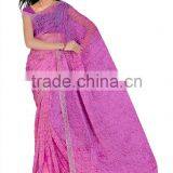 Georgette Printed Saree With Blouse thumbnail-2