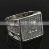 Silver925 / Brass Micro Pave CZ Ring thumbnail-1