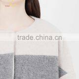 Classic Crew Neck Cashmere Overcoat Womens Winter Coat Wool thumbnail-5