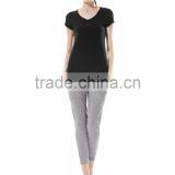 100% Cotton T-shirt v Neck Household Cloth thumbnail-3