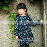 Winter Kids Frozen Dress Modern Dress for Cute Girls Small Floral Skirt thumbnail-1