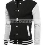 Custom Men's Cotton Hoodie Baseball Varsity Jacket in Different Colors thumbnail-3