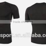 Polyester/spandex Mens Dri Fit Sports Compression t Shirt Wholesale thumbnail-2