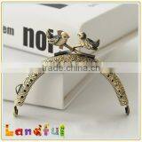 Wholesale Bird Head Kiss Lock Handicraft Supplies Metal Purse Frames thumbnail-1
