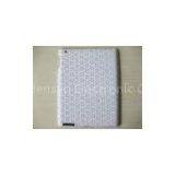 Customers Design and Logo, White Endearing Elegant Pattern IPad2 Hard Case