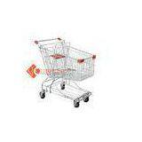 Zinc Plated Cold Steel Wire Grocery Carts Asian Design 125L thumbnail-1
