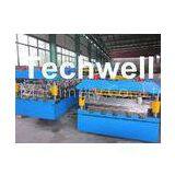 Custom Metal Roof Sheet Cladding Roll Forming Machine With 13 - 20 Forming Station