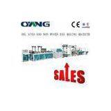 Ultrasonic Welding Automatic Nonwoven Cloth Shopping / Carry Bag Making Machine