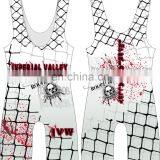 Cool Sublimated China Wrestling Singlets thumbnail-4