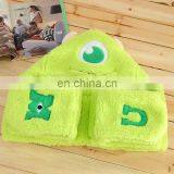 Plush Animal Fleece Set Animal Scarf Lady Print Warm Scarf thumbnail-2