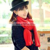 2014 Women Pure Acrylic Solid Color Long Acrylic Shawl Scarf (MO06--3) thumbnail-1