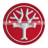 Manufacturer Blood Types PVC Patch Glow-In-The-Dark Rubber Patch With Hooks And Loops