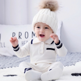 OEM Service Manufacturing Wholesale Organic Knitted Newborn Clothing Baby Romper 100% Cotton Fabric Baby Romper thumbnail-5