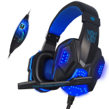 Hot Selling LED Over-ear Computer Gaming Headset Headphone With Mic For Steam Game thumbnail-2