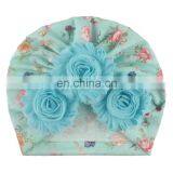 Babys Kids Bows Print Hat thumbnail-5