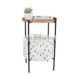 Customized Newest Design Home Storage Metal Round Tea Table With Wooden Lid thumbnail-5