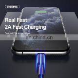 Remax RC-070th 1.2M 3 in 1 Usb Cable 2a Fish Net Nylon Braided Usb Cable Mobile Phone Charger Cable thumbnail-4