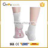 White Pilates Grip Socks Toe Yoga Sock thumbnail-1