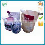 Custom Printed Plastic Cap Liquid/detergent Doypack Compound Bag Stand up Spout Pouch thumbnail-3