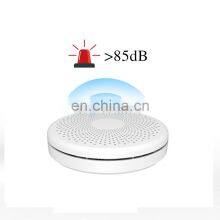 WIFI Smoke Alarm Detector Sound and Light Alarm Tuya APP Interconnected Smoke Alarm
