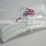 LP80 White Satin Clothes Hangers thumbnail-1