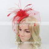 New Coming Hairclip Fascinator Mini Hat With Veiling thumbnail-3