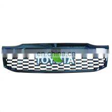 ABS Black Front Grill 4X4 Pick up Hilux Vigo 2005 2009 2012 2014 Front Bumper Grille for Toyota Hilux Vigo Grill thumbnail-1