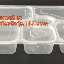 6 Compartment Plastic Food Storage Microwave Freezer Safe Plastic Disposable Lunch Box,Fast Food Container Disposable ta thumbnail-5