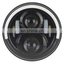 Lantsun для Jeep JL J225 для Jeep Wrangler, светодиодный драконьего головы фонарь с светодиодным кольцом для Jeep JK Wrangler 2007 - 2017 годов thumbnail-2