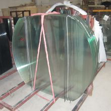 Furniture glass mesa 8 mm transparent toughened glass edge grinding glass factory