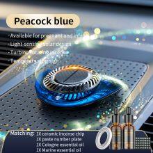 2022 Luxury Solar Power Rotate Aroma Car Perfume Diffuser Scent Air Freshener Aromatherapy Hidden Temporary Phone Number Interior Accessories thumbnail-4