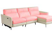 Modern Minimalist Living Room Corner Sofa Three-Seat Combination L-Shaped Chaise Longue Leather Function Electric Sofa thumbnail-4