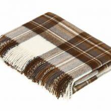 Pure Virgin New Wool Throw Blanket for Sofa Decoration ,camping,travel Picnic thumbnail-4