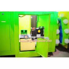 Guangdong Zhongshan Tai Le Play Children's Indoor Video Game Carnival Shooting Amusement Equipment Fruit Big Riot Green Theme Shot Ball Shot Watercolor TV Display thumbnail-3