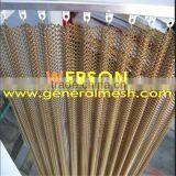 Woven Wire Drapery for Room Divider ,residential House , Fireplace Screens | Generalmesh