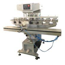 High Accuracy 8 Station Semi-Automatic New Type Tampography Pad Printer 8 Color Auto Rotation Fixture Special for Irons Printing thumbnail-2