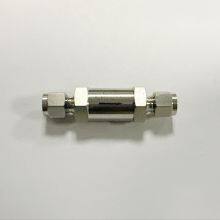 Stainless Steel Double Ferrule Valve 316L for High Purity Systems 1/4