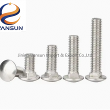 Chinese Fastener Factory Supply ANSI/Bsw/DIN603 Carriage Bolt/Round Head Square Neck Bolts With Blue Zinc Finished for Reliable Structural Connections thumbnail-3