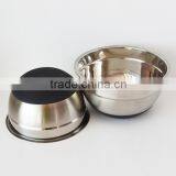 Stainless Steel Mixing Bowl 3pcs Set With Non-slip Silicone Base With Lid thumbnail-4