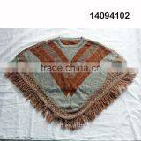 2015 New Design Winter Warm Cloak Women Shawl Scarf T Show Pashmina Shawl w Tassels thumbnail-5