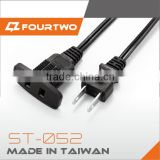 PSE approval made in Taiwan extension ac power cord for home appliances