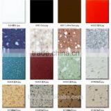 Seamless joining 100% pure acrylic solid surface artificial stone slab sheet